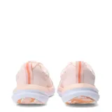 Championes de running Under Armour Charged Assert 10 para mujer, en color rosado con entresuela blanca y suela tricolor. Presenta capellada de malla transpirable, detalles sintéticos y el logo de la marca en el lateral.