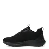 Championes de mujer Umbro Vega de color negro, confeccionados con malla textil transpirable, cordones tono sobre tono y suela de goma amortiguada.