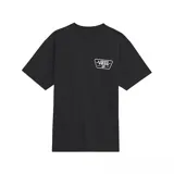 Remera Vans Knu Patch color negro de manga corta, con cuello redondo y pequeño parche con el logo de la marca estampado en el pecho.