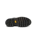 Bota Caterpillar Colorado Max Chelsea para mujer, color negro, de cuero liso, con plataforma de goma y cierre lateral con cremallera.