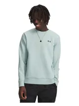 Buzo de cuello redondo Under Armour, confeccionado en tejido de doble punto elástico y transpirable. Presenta un diseño minimalista con el logo de la marca en el pecho y puños acanalados.