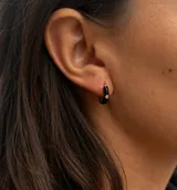 Aros trepadores de plata con cinco circonitas engarzadas.
