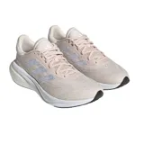 Championes de running Adidas Supernova 3 color rosa claro con detalles en blanco.