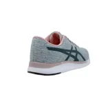 Championes Asics Streetwise de mujer, color gris oscuro con detalles en rosa y logo de la marca en los laterales. Capellada de malla transpirable y entresuela de EVA para mayor amortiguación.
