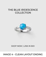Anillo de plata con piedra de ópalo turquesa redondo engarzado en cuatro puntas.
