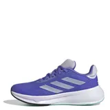 Championes Adidas Response Super, color lila con detalles en gris y celeste, ideales para running.