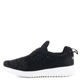 Championes urbanos Topper modelo Mamba, color negro con textura jaspeada y suela blanca. Presentan un diseño con cordones y refuerzos laterales sintéticos.