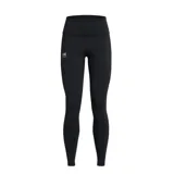 Calza deportiva de tiro alto en color negro, con ajuste ceñido al cuerpo y logo de la marca estampado en la cadera derecha.