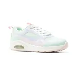 Championes deportivos American Sport Merril, color blanco con detalles en celeste, lila y rosa. Poseen tecnología memory foam.