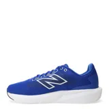 Championes de running New Balance azules con logo blanco en el lateral y suela blanca.