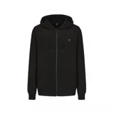 Campera con capucha Hurley con cierre frontal y bolsillos tipo canguro.