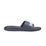 Ojotas Puma modelo Popcat, color negro con logo de la marca en blanco en la banda superior y en la plantilla.