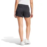 Short deportivo Adidas Pacer Knit para mujer, color negro con logo blanco en la pierna.