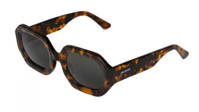Lentes de sol Mr Boho modelo Sagene, con montura de acetato color carey y lentes grises.