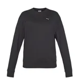 Buzo de cuello redondo Puma, confeccionado en tejido suave, con mangas largas y puños acanalados. Presenta un pequeño parche con el logo de la marca en el pecho.