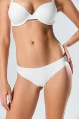 Bombacha vedetina clásica mediana de algodón color gris.