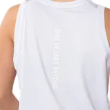 Tank top deportivo negro, sin mangas, con cuello redondo y logo de la marca 361° en el pecho.