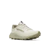 Championes de trail running Merrell Agility Peak 6, color verde militar, con suela Vibram y detalles técnicos para running en senderos.