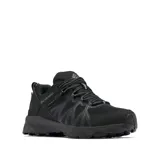 Championes de senderismo Columbia Peakfreak II OutDry, color negro, con tecnología impermeable y transpirable. Presentan un diseño de malla sin costuras, sistema de ajuste Navic Fit, entresuela TechLite+ para mayor amortiguación y suela Adapt Trax para tracción en diversos terrenos.