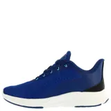 Championes deportivos Topper modelo VR Speed, de color azul con detalles en negro y suela blanca. Presentan un diseño de malla transpirable, cierre con cordones y refuerzos laterales para mayor soporte.