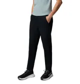Pantalón Columbia Cedar Crest Pant Omni-Shade negro de corte recto, con cintura elástica y tecnología que repele la humedad y protege del sol.