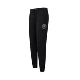 Pantalón de jogging negro con cintura elástica y cordón ajustable. Estampado del escudo del Inter de Miami en la pierna izquierda.