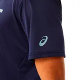 Remera Asics de hombre color negro con logo estampado en el pecho.