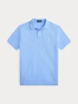 Remera polo de algodón color rosado, corte Custom Slim Fit, manga corta y cuello con botones. Cuenta con el logo bordado en el pecho.
