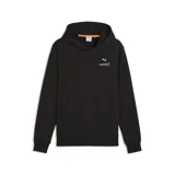 Buzo con capucha Puma McLaren Racing, color negro, con bolsillo frontal tipo canguro y logotipos de la marca y la escudería estampados en el pecho.