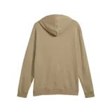 Buzo con capucha color beige, con banda horizontal color crema en el pecho con la palabra PUMA estampada en letras mayúsculas.