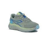 Championes Diadora Freeze para hombre, color gris con detalles en amarillo y azul.
