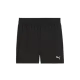 Short de entrenamiento Puma color negro, con cintura elástica y logo de la marca estampado en blanco en la pierna izquierda.