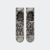 Medias Stance con diseño de Darth Vader, con fondo gris y detalles en negro.