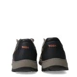 Championes casuales de hombre Freeway, modelo Casual Terra, confeccionados en cuero nobuk de color marrón con detalles en negro y suela dentada.
