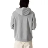 Canguro gris con capucha y cordones ajustables. Estampado frontal con el logo Converse All Star.