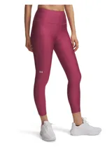 Calza deportiva de tiro alto con tecnología HeatGear, confeccionada en tejido elástico de secado rápido. Presenta diseño ajustado con costuras ergonómicas, cintura antideslizante y bolsillo lateral integrado.
