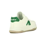 Championes urbanos Austral modelo Luca, color blanco con detalles en verde y suela de goma en tono tostado.