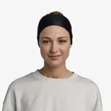 Vincha deportiva negra de tela Thermonet, con forro de tejido PrimaLoft® y costuras termoselladas.