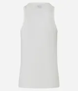 Musculosa masculina de corte regular, confeccionada en tejido flamé con textura acanalada. Presenta cuello redondo y diseño liso sin estampas.