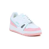 Championes urbanos Avia Cambri para mujer, color blanco con detalles en rosa y verde menta.