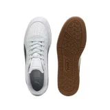 Championes Puma Caven 2.0 de estilo urbano, color blanco con detalles plateados en el logo lateral.