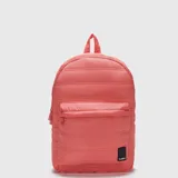 Mochila Bubba de diseño acolchado en color verde menta. Cuenta con un compartimento principal espacioso con cierre, bolsillo frontal con cierre y parche de marca en la parte inferior. Incluye correas acolchadas y es resistente al agua.