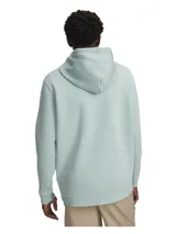 Buzo con capucha Under Armour, confeccionado en forro polar de mezcla de algodón ultrasuave de peso medio con interior cepillado. Presenta bolsillo canguro delantero, puños y bajo acanalados, y cordones ajustables en la capucha.