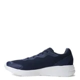 Championes de running New Balance modelo Fresh Foam 578, color azul marino con detalles en blanco. Confeccionados en malla textil y material sintético, cuentan con cierre de cordones y suela blanca con amortiguación.