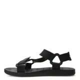 Sandalias Rider modelo Free Style II, color negro, con tiras de tela ajustables mediante velcro y suela de goma ergonómica.