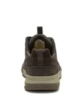 Calzado de trekking Caterpillar modelo Hex Ready Lo, color marrón con suela de goma en tonos marrones y beige. Confeccionado en cuero y gamuza, cuenta con cordones y el nombre de la marca lateral grabado.