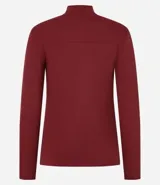 Campera deportiva Get Over de cuello alto, con cierre frontal por cremallera y bolsillos laterales. Confeccionada en tejido técnico de poliamida y elastano, ideal para actividades físicas.