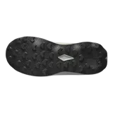 Championes de trail running Salomon Ultra Flow 2, de color negro con suela blanca y detalles en gris. Cuenta con upper de malla transpirable, entresuela amortiguada y suela con tacos para mayor tracción en terrenos difíciles.