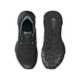 Championes Adidas Tracefinder Trail, color negro con detalles en gris y celeste.