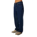 Pantalón de jean Rip Curl Sg Relaxed Jean color azul, con diseño de corte relajado y estilo clásico.